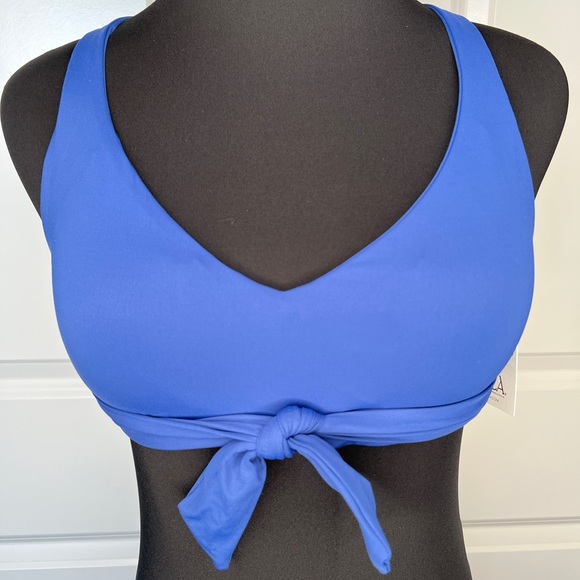 Becca Blue Swim Top Separate Size L - Picture 1 of 6